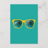 Turquoise Minimalistische Behang | Rustig Koel Ont Informatiekaartje (Voorkant)