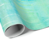 Turquoise Mint Abstract Cadeaupapier (Rol Hoek)