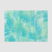 Turquoise Mint Abstract Tissuepapier (Voorkant)