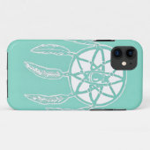 Turquoise Mint Dreamweaver iPhone 5/5s Hoesje (Achterkant (horizontaal))