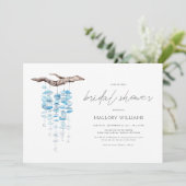 turquoise mobiel Vrijgezellenfeest van shell Kaart (Staand voorkant)