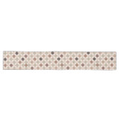 Turquoise Mocha Geometric Table Runner Lange Tafelloper (Horizontaal)