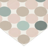 Turquoise Mocha Geometrische Tafel Runner Lange Tafelloper (Hoek)