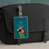 Turquoise Modern Logo Photo Photographer Badge