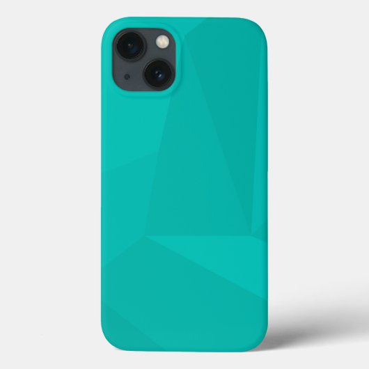 Turquoise, moderne, coole, trendy geometrische kun Case-Mate iPhone case (Achterkant)