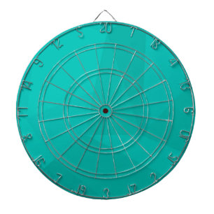 Turquoise, moderne, coole, trendy geometrische kun dartbord