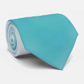 Turquoise Monochromatic Ombre Wedding Stropdas (Opgerold)