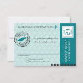 Turquoise Montego Bay Jamaica Gelieve te reageren Kaart (Voorkant)