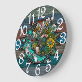 Turquoise Moon Grote Klok (Hoek)