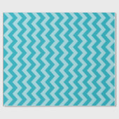 Turquoise Moroccan Moods Chevrons Cadeaupapier (Vlak)