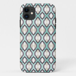 Turquoise Moroccan Pattern iPhone 11 Hoesje