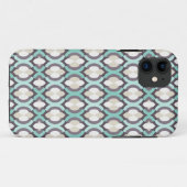 Turquoise Moroccan Pattern Case-Mate iPhone Case (Achterkant (horizontaal))