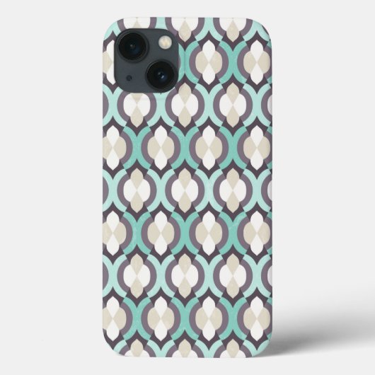 Turquoise Moroccan Pattern Case-Mate iPhone Case (Achterkant)