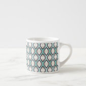 Turquoise Moroccan Pattern Espresso Kop (Rechts)