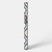 Turquoise Moroccan Pattern iPhone Hoesje (Linkerkant)