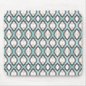 Turquoise Moroccan Pattern Muismat (Voorkant)