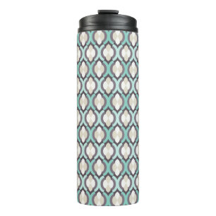 Turquoise Moroccan Pattern Thermosbeker