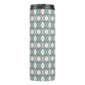 Turquoise Moroccan Pattern Thermosbeker (Achterkant)