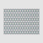 Turquoise Moroccan Pattern Tissuepapier (Voorkant)