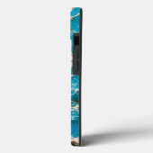 Turquoise Mosaic Case-Mate iPhone Case (Achterkant / Links)