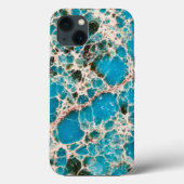 Turquoise Mosaic Case-Mate iPhone Case (Achterkant)
