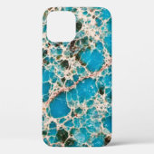  Turquoise Mosaic Hoesje-Mate iPhone Case (Achterkant)