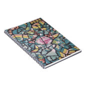 Turquoise Mosaic notebook Notitieboek (Rechterzijde)
