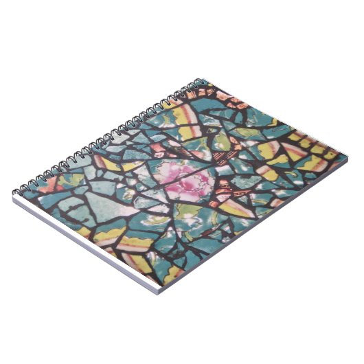 Turquoise Mosaic notebook Notitieboek (Linkerzijde)