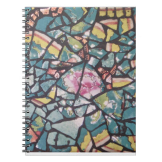 Turquoise Mosaic notebook Notitieboek