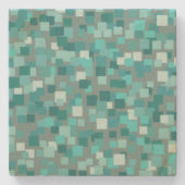 Turquoise Mosaic Onderzetters (Voorkant)