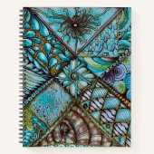 Turquoise Musings Notitieboek (Voorkant)