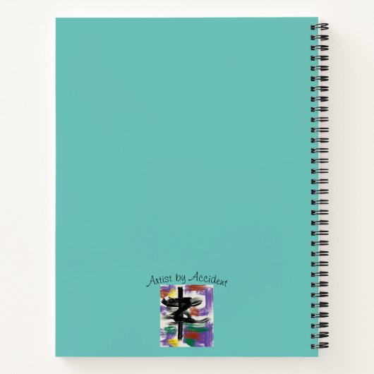 Turquoise Musings Notitieboek (Achterkant)