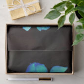 Turquoise N Gold Rainbow Roos Tissuepapier (Geschenk)