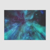 Turquoise N Paarse Nebula Tissuepapier (Voorkant)