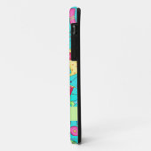 Turquoise naaikunst gepersonaliseerde iPhone 5 Hoe Case-Mate iPhone Case (Achterkant/links)