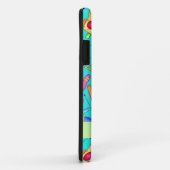 Turquoise naaikunst gepersonaliseerde iPhone 5 Hoe Case-Mate iPhone Case (Achterkant/rechts)