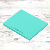 Turquoise naam post-it® notes
