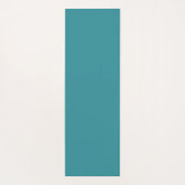 Turquoise naammonogram yogamat (Achterkant)