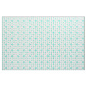 Turquoise Nautical Pattern Stof (Yard (91,4 cm))