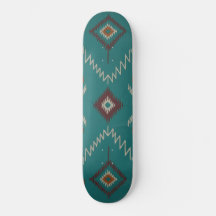 Turquoise Navajo Tribale Geometrische Patroon