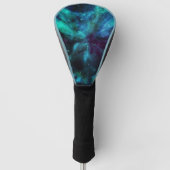 Turquoise Nebula Golfheadcover (Voorkant)
