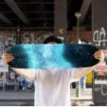 Turquoise Nebula Skateboard | Ruimtevaartwatbord<br><div class="desc">Turquoise Nebula Skateboard | Ruimteskateboard - Dit aangepaste ruimtesatbord biedt iedereen die van de sterren houdt een uitstekend cadeau.</div>