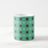 *Turquoise Nights Retro Stars* Mok (Center)