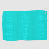 Turquoise Oase Golfhanddoek (Horizontaal)