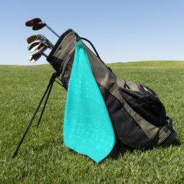 Turquoise Oase Golfhanddoek
