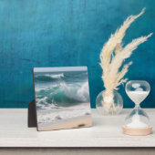 Turquoise Oceaan Golf Brekende Kust Fotoplaat (Insitu)