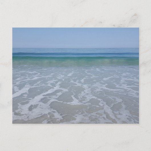 Turquoise Oceaan Golf Briefkaart (Voorkant)