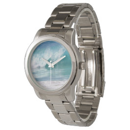 Turquoise oceaan golven Unisex horloge