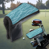 Turquoise Oceaangolvenpatroon Golfheadcover