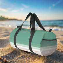 Turquoise Ocean Beach Custom Zwemmen Duffle Bag